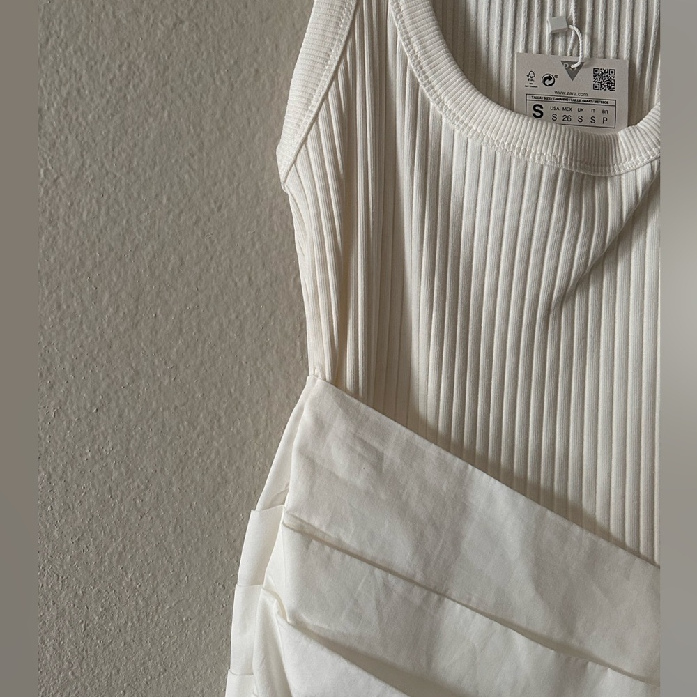 Gorgeous Zara white dress-New with tags